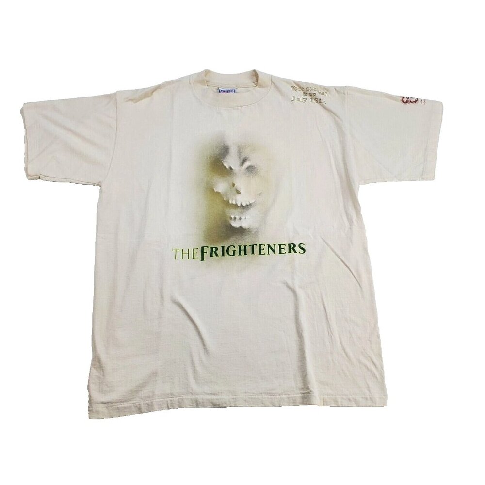 Vintage 90s Dead Yet Horror The Frighteners Tee Ghost Michael J Fox Captain Morg